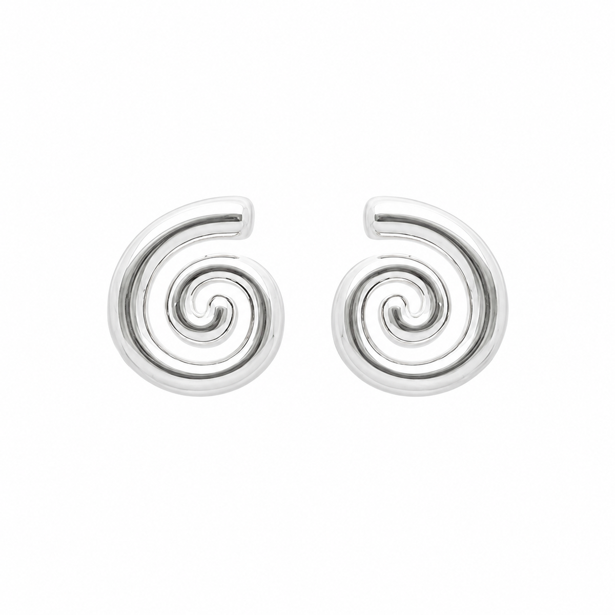 Spiral Oorbellen Zilver