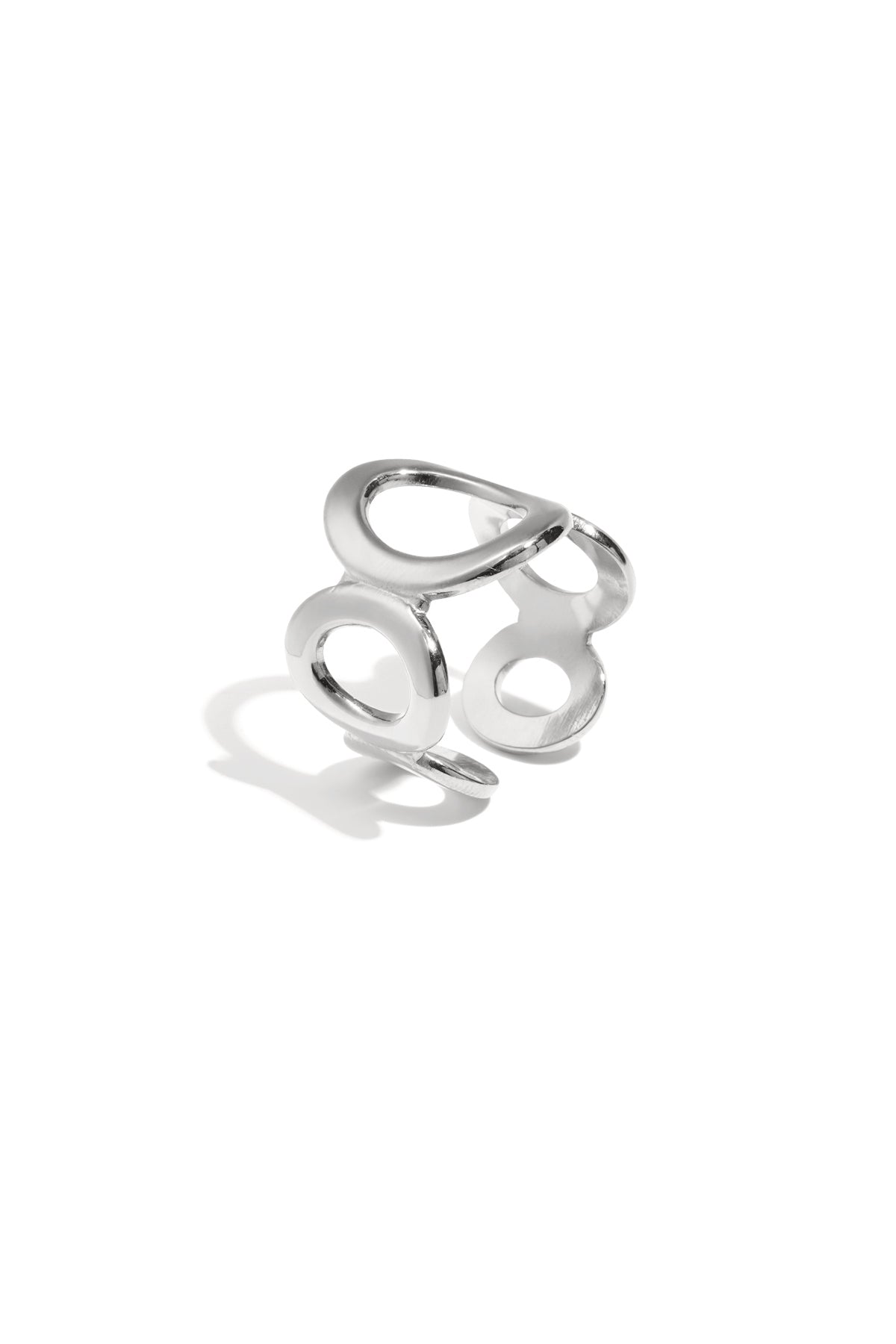 Open Circle Ring Zilver