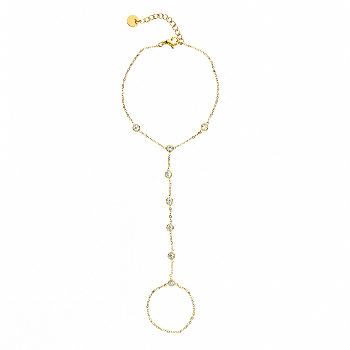 Crystal Handchain Goud