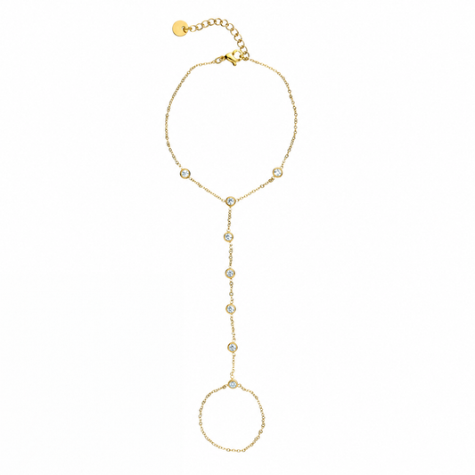 Crystal Handchain Goud