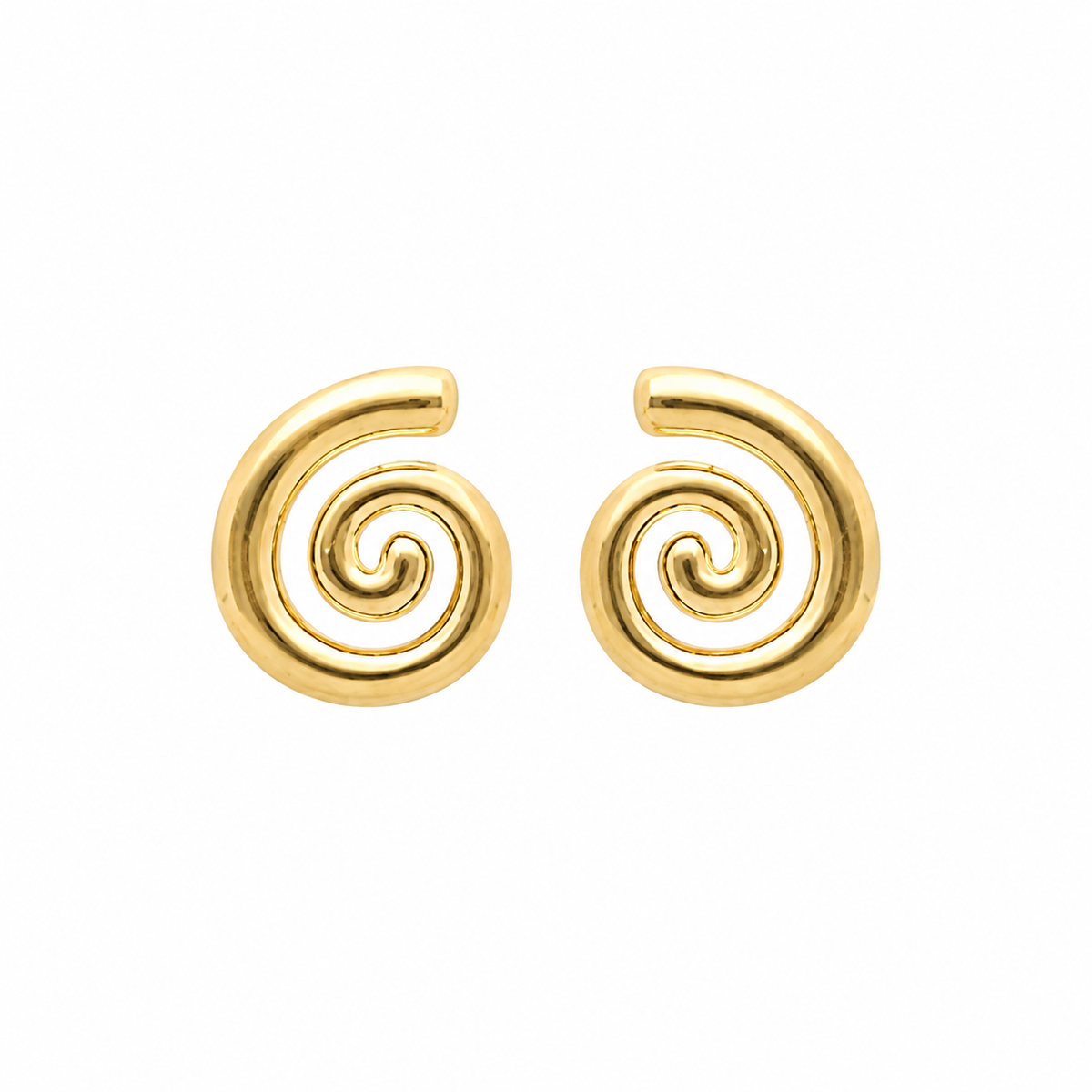 Spiral Oorbellen Goud
