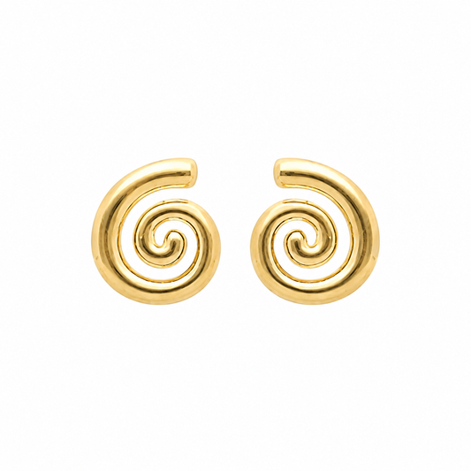 Spiral Oorbellen Goud
