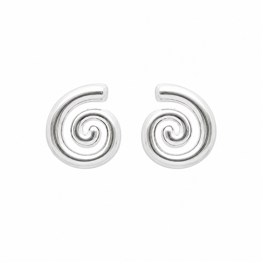 Spiral Oorbellen Zilver