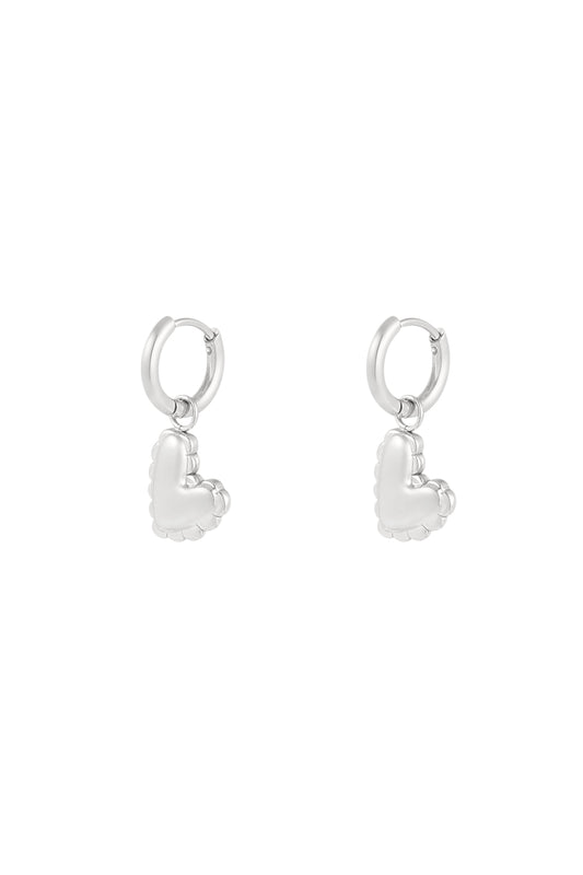 Mini Love Oorbellen Zilver