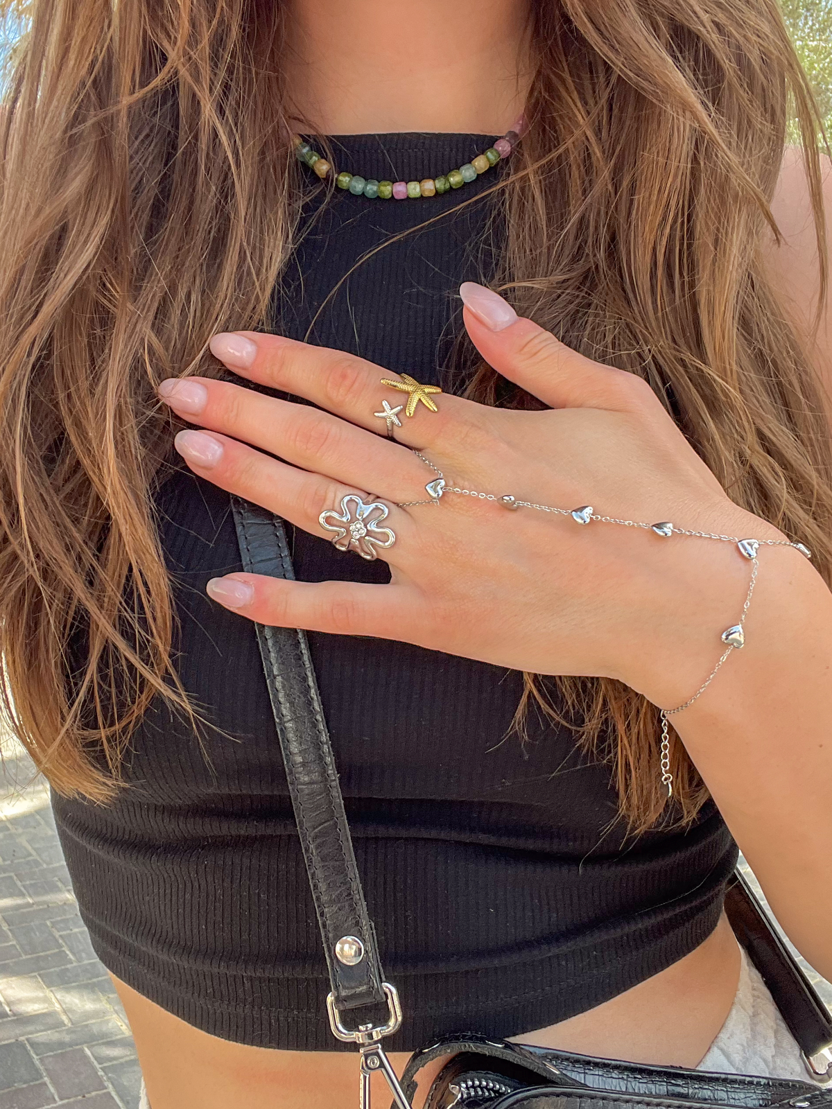 Two Tone Starfish Ring