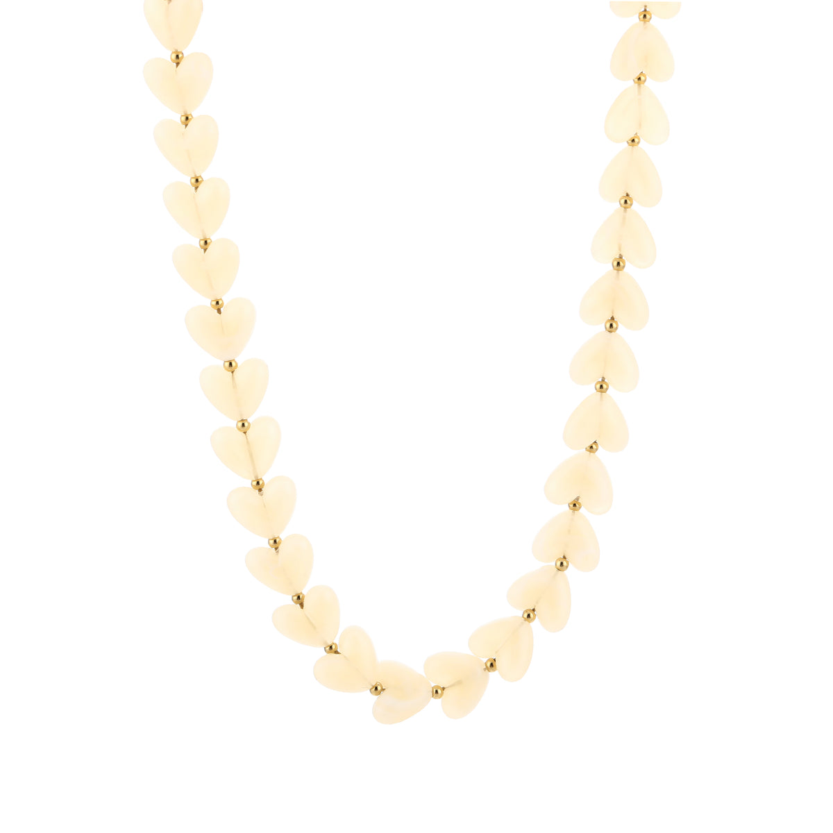 Love Bead Ketting Beige