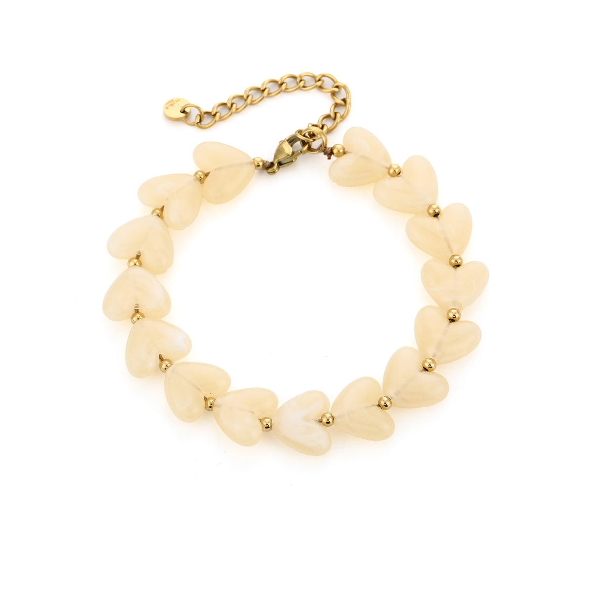 Love Bead Armband Beige