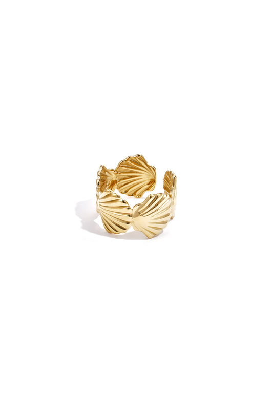 Sea Shell Ring Goud