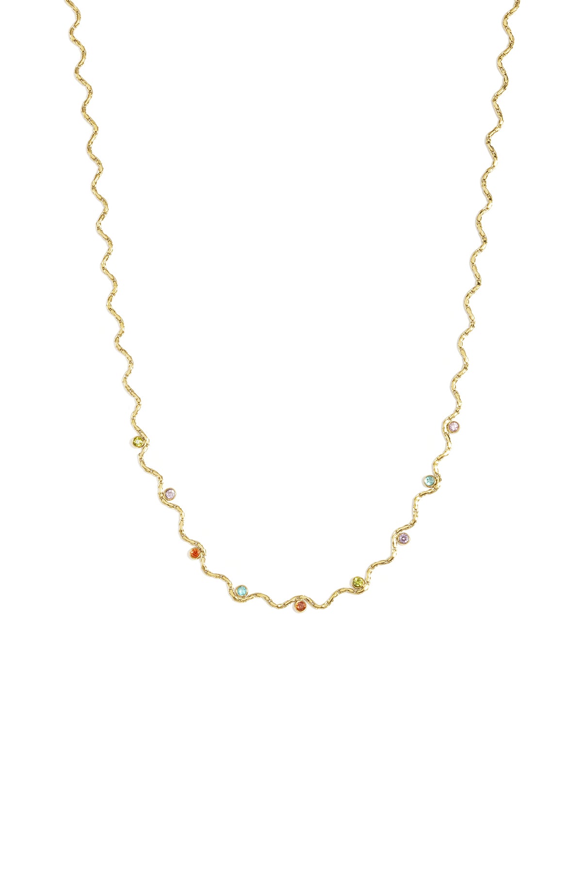 Flowy mixed Ketting Goud
